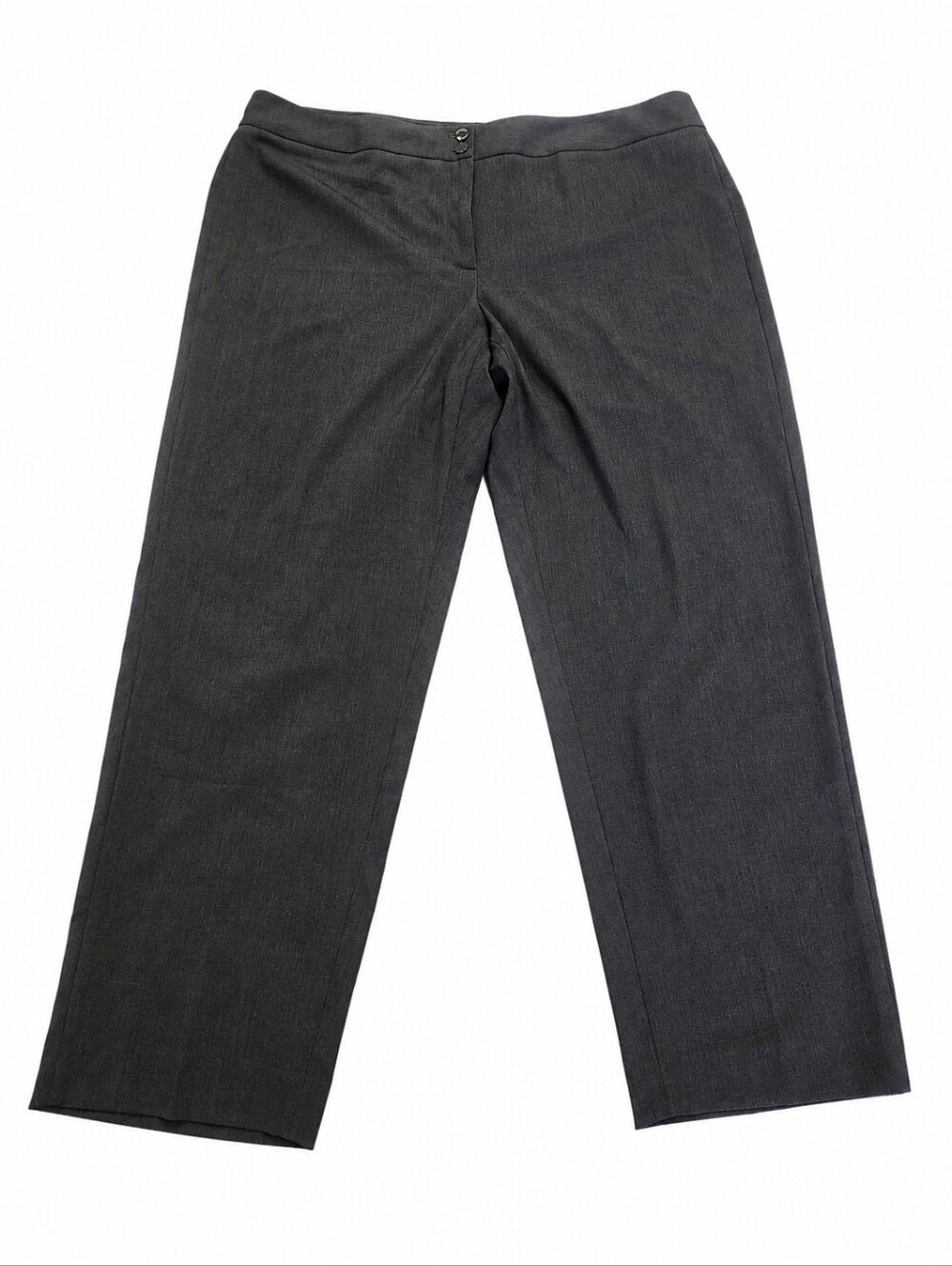 NEW Women's Calvin Klein Dress Pants Slacks Gray Straight Leg Plus Size 20 20W